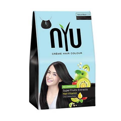 NYU CREAM HAIR COLOR NATURAL BLACK